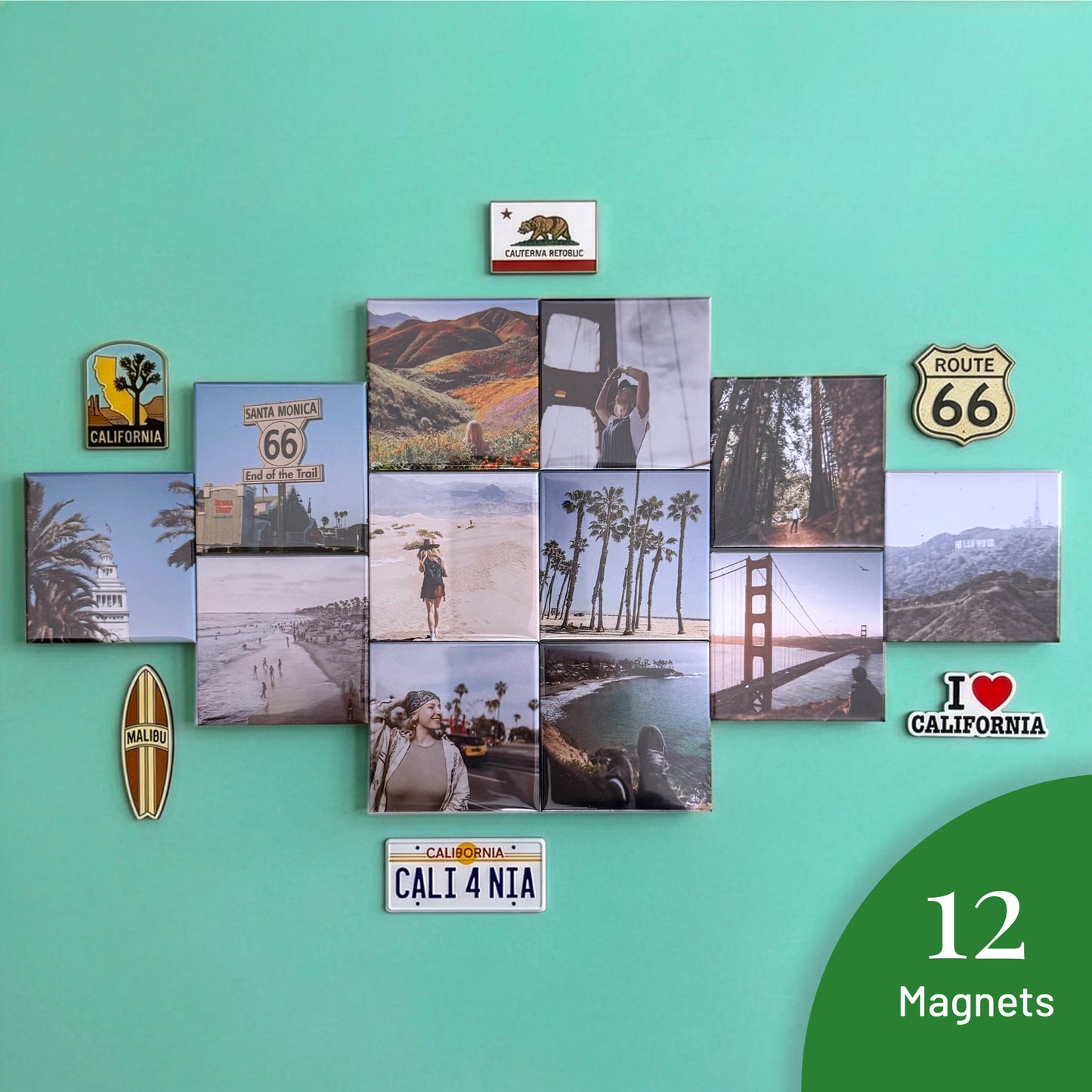 12-Pack Photo Magnets