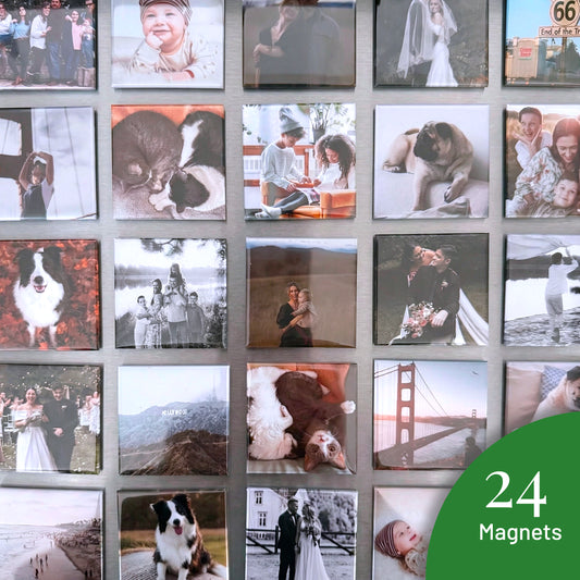 24-Pack Photo Magnets