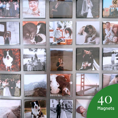 40-Pack Photo Magnets