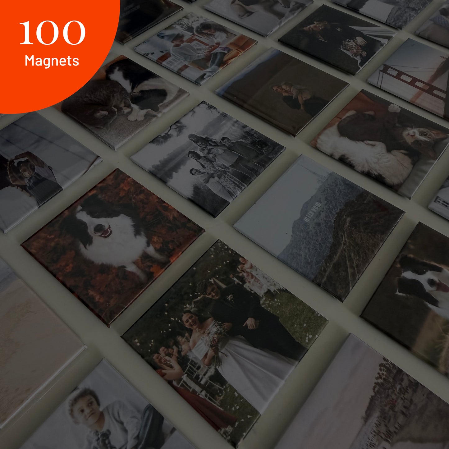 100-Pack Photo Magnets