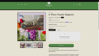 4-Piece Puzzle Magnets